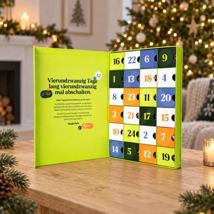 Adventskalender met 24 houten bouwpakketten